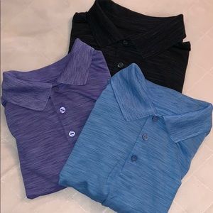 Lot of 3 Collared Polo Shirts